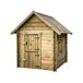 Cabaña de madera Cabaña de madera Marrón