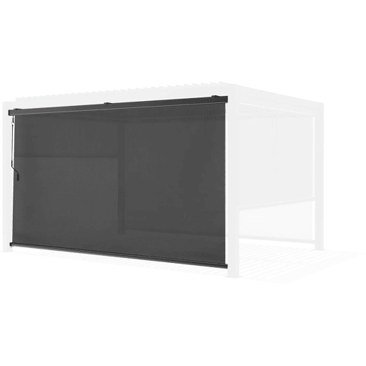 Toldo pergolado - 370 x 204 cm - Cinza antracite