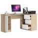Escritorio B20 AKORD 3 cajones 4 estantes Roble Craft, Blanco 155x85 Escritorio B20 AKORD 3 cajones 4 estantes Roble Craft, Blanco 155x85 Blanco/ Madera