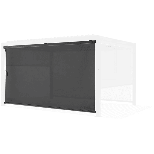 Toldo pergolado - 277 x 204 cm - Cinza antracite