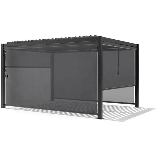 Toldo pergolado - 277 x 204 cm - Cinza antracite