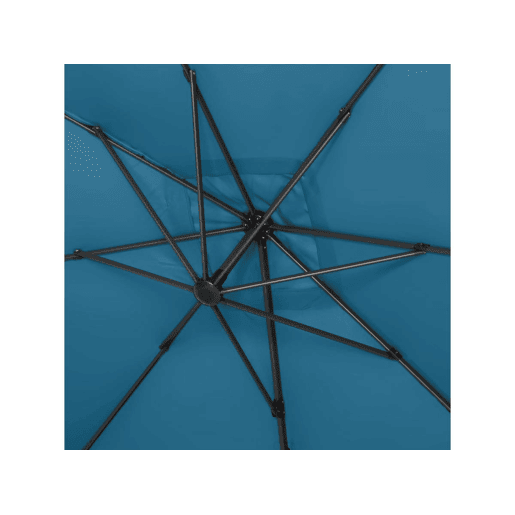 Guarda-sol de jardim offset de alumínio Sun 4 3 x 4 m - Azul