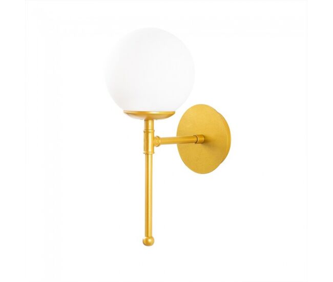 Aplique de pared garet oro marca wonderlamp