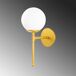 Aplique de pared Garet Metal Moderno Aplique de pared Garet Metal Moderno Dorado