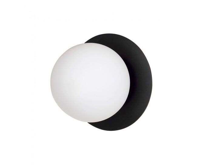 Aplique de pared meltis negro marca wonderlamp