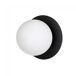 Aplique de pared Meltis Cristal - Metal Moderno Aplique de pared Meltis Cristal - Metal Moderno Blanco/ Negro