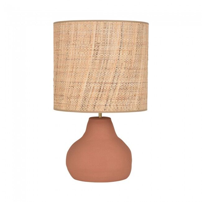 Lámpara de mesa portinatx m terracota marca market set