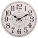 Reloj de pared de madera Reloj de pared de madera Blanco