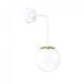 Aplique de pared Signo Cristal - Metal Moderno Aplique de pared Signo Cristal - Metal Moderno Blanco