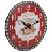 Reloj de pared de madera Reloj de pared de madera Rojo