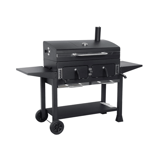Barbecue a carvão XL, Bernard XL, Preto, 160x107.5x141 cm