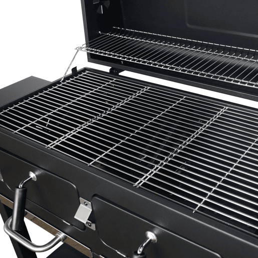 Barbecue a carvão XL, Bernard XL, Preto, 160x107.5x141 cm