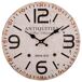Reloj de pared de madera Reloj de pared de madera Blanco