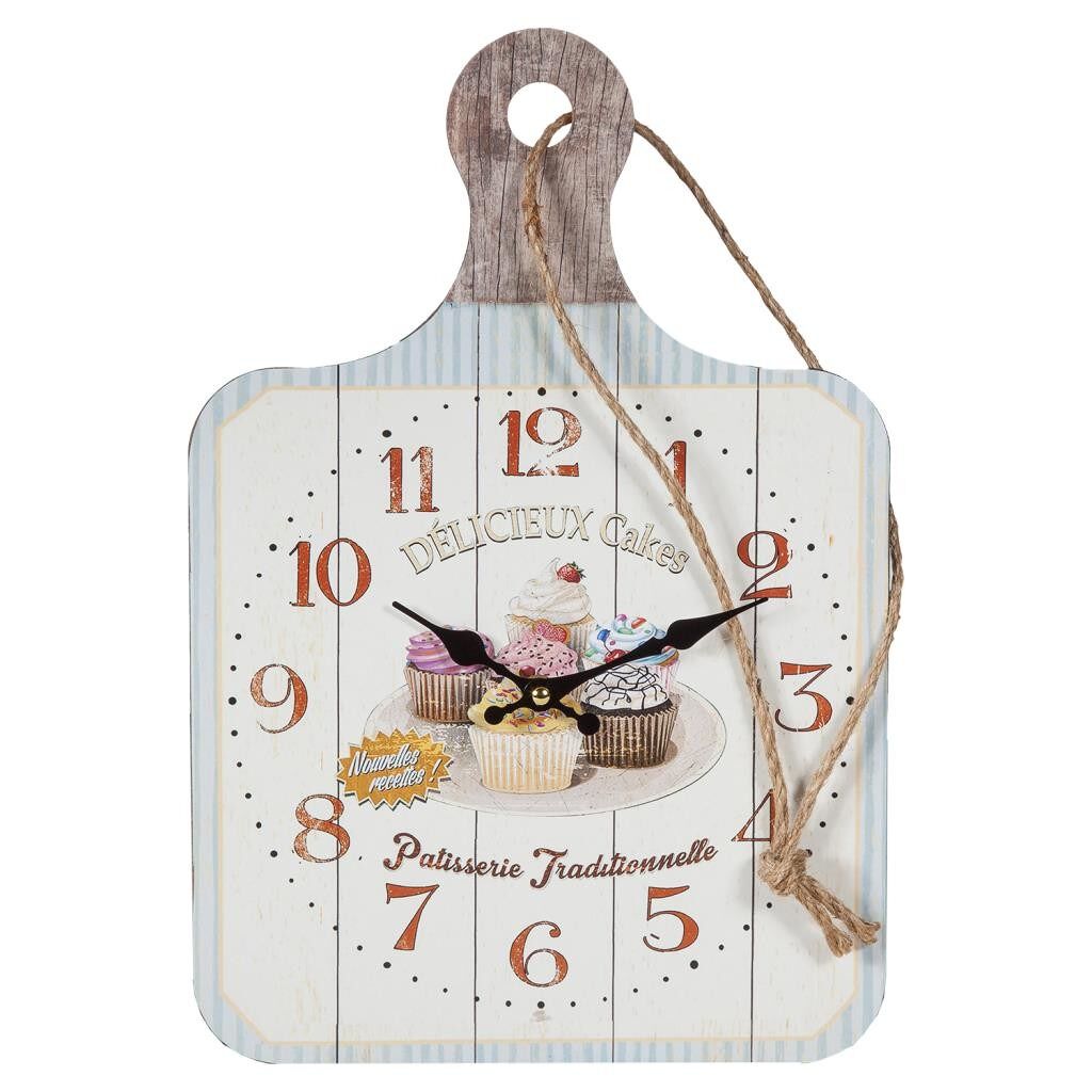 Reloj de pared de madera
