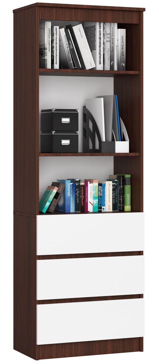 Librería AKORD R60 3 cajones 3 estantes 60
