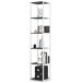 Estantería loft AKORD metálica 6 estantes 40 Estantería loft AKORD metálica 6 estantes 40 Blanco/ Gris