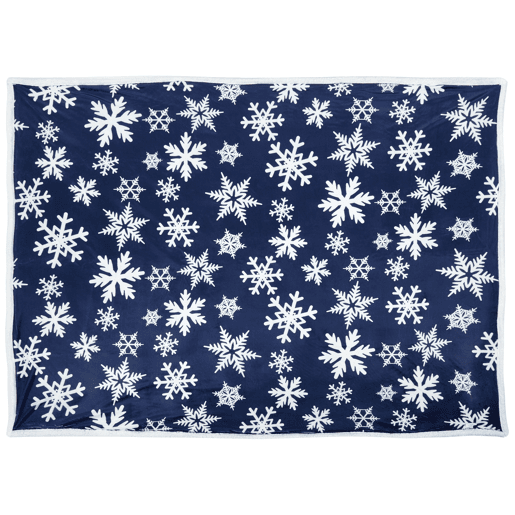Manta ANISE 150 x 200 cm Azul escuro
