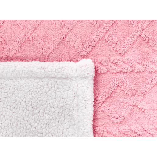 Manta HONEYCOMB 150 x 200 cm Rosa