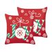 Beliani Cojín decorativo GINGERBREAD Beliani Cojín decorativo GINGERBREAD Rojo