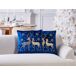 Beliani Cojín decorativo MERINGUE Beliani Cojín decorativo MERINGUE Azul