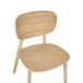 Beliani Silla de comedor OVERLY Beliani Silla de comedor OVERLY Madera Clara