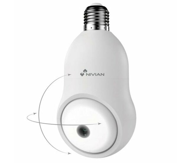Cámara oculta nivian nvs-ipc-bulb1