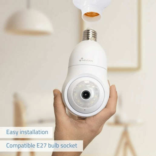 Câmara Oculta Nivian NVS-IPC-BULB1