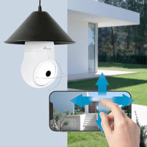 Câmara Oculta Nivian NVS-IPC-BULB1