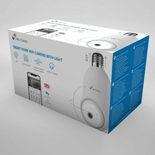 Câmara Oculta Nivian NVS-IPC-BULB1