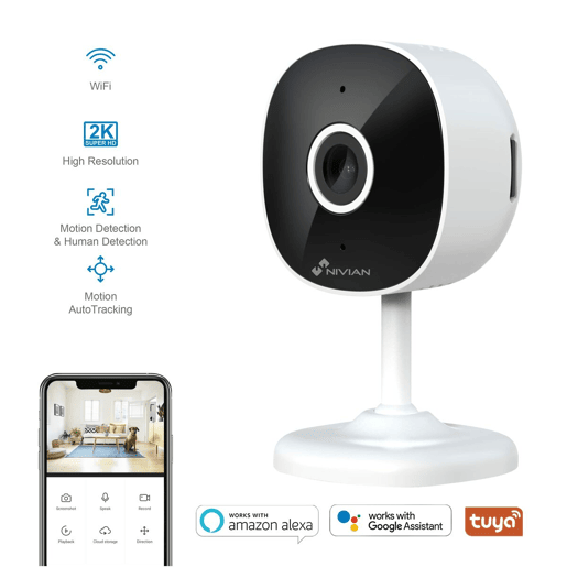 Video-Câmera de Vigilância Nivian NVS-IPC-I5 Video-Câmera de Vigilância Nivian NVS-IPC-I5