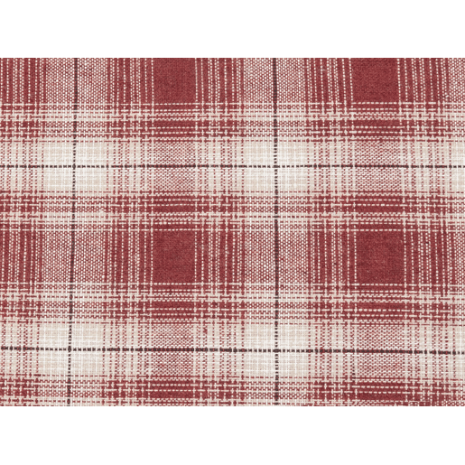 Conjunto de 2 almofadas decorativas BROOKIES 45 x 45 cm Vermelho escuro Padrão natalicio