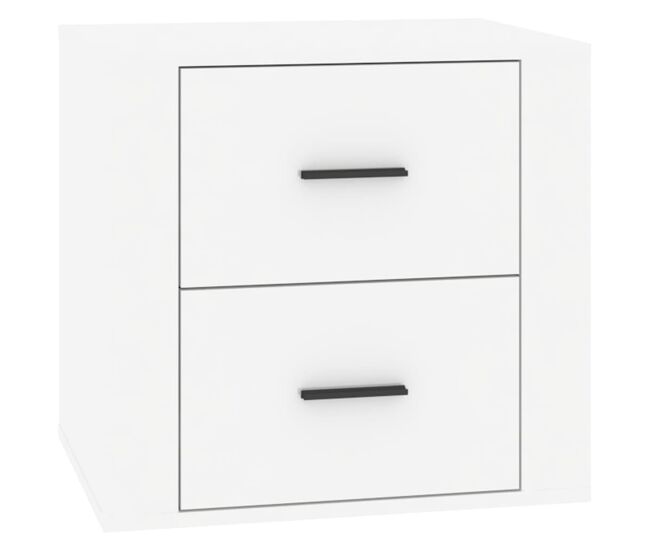 Vidaxl mesita de noche color blanco brillante 50x39x47 cm