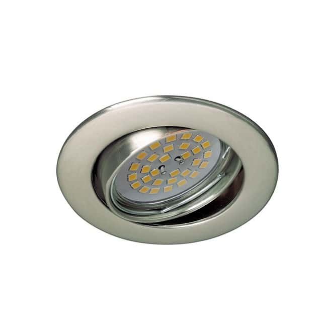 Foco empotrable basic redondo níquel. wonderlamp marca wonderlamp