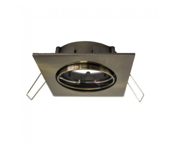 Foco empotrable basic cuadrado oro viejo - wonderlamp marca wonderlamp