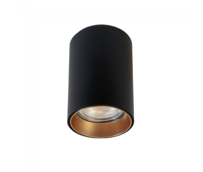 Foco de superficie basic ii negro marca wonderlamp