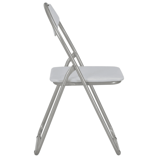 vidaXL Cadeiras de jantar dobráveis 6 pcs couro artificial branco vidaXL Cadeiras de jantar dobráveis 6 pcs couro artificial branco