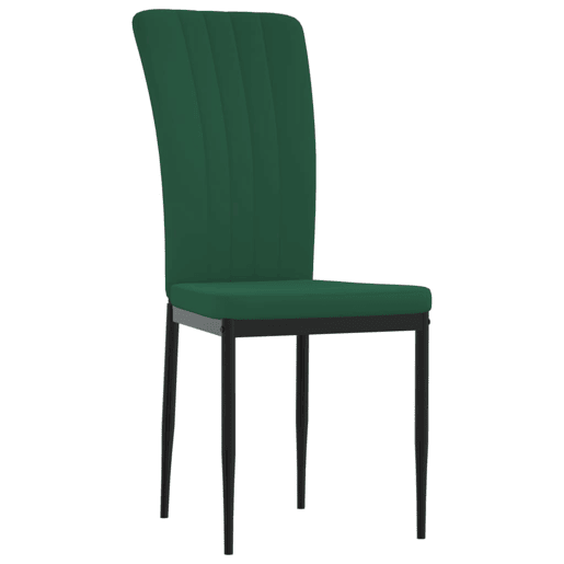 vidaXL Cadeiras de jantar 2 pcs veludo verde-escuro vidaXL Cadeiras de jantar 2 pcs veludo verde-escuro