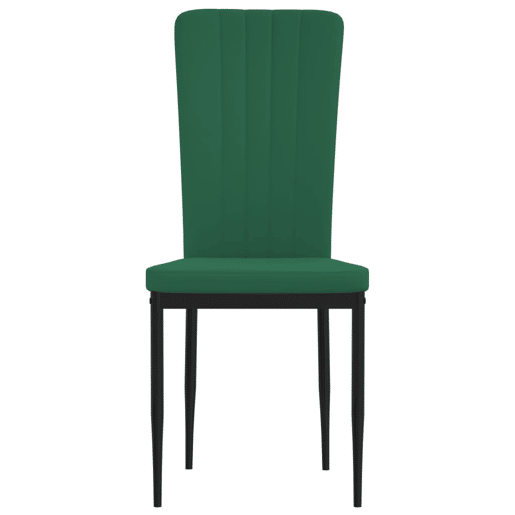 vidaXL Cadeiras de jantar 2 pcs veludo verde-escuro vidaXL Cadeiras de jantar 2 pcs veludo verde-escuro