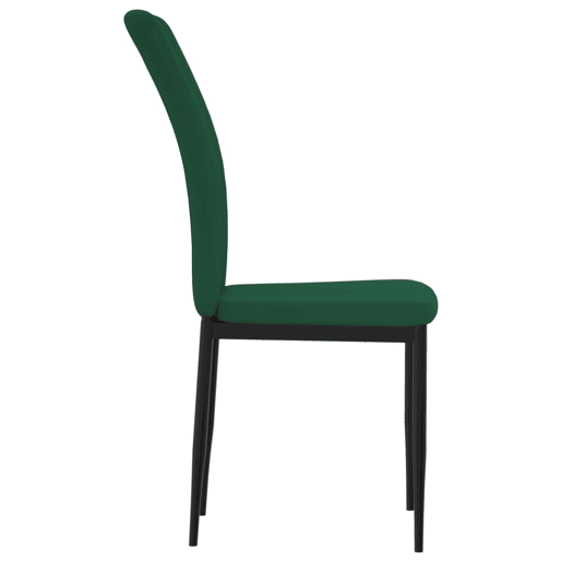 vidaXL Cadeiras de jantar 2 pcs veludo verde-escuro vidaXL Cadeiras de jantar 2 pcs veludo verde-escuro