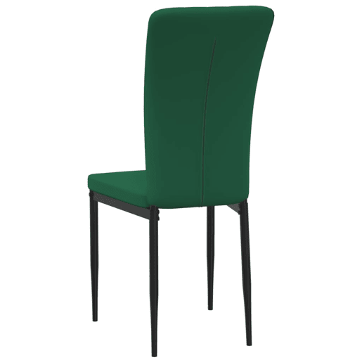 vidaXL Cadeiras de jantar 2 pcs veludo verde-escuro vidaXL Cadeiras de jantar 2 pcs veludo verde-escuro
