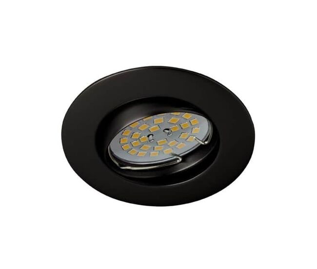 Foco empotrable basic redondo negro basculante. wonderlamp marca wonderlamp