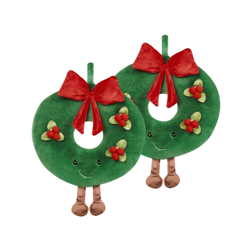 Conjunto de 2 almofadas decorativas BONBON 45 x 45 cm Verde