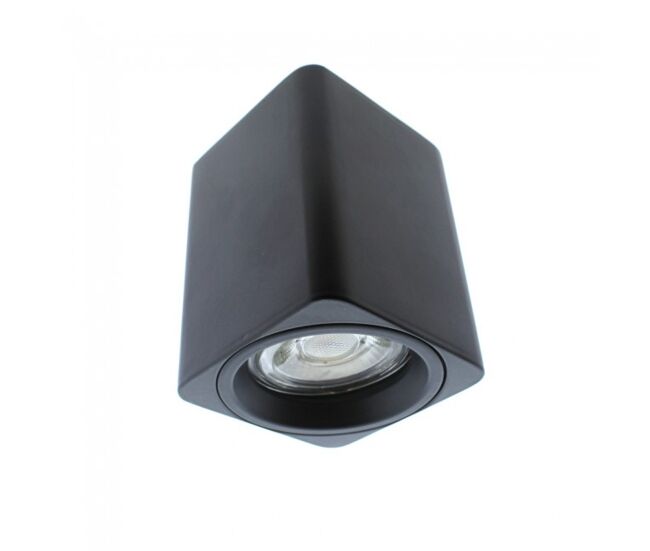 Foco de superficie basic negro marca wonderlamp