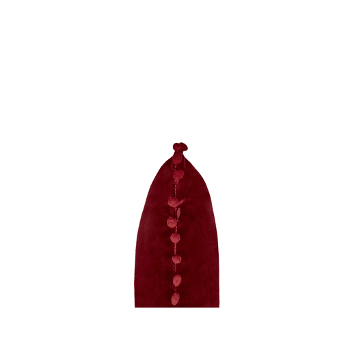 Conjunto de 2 almofadas decorativas MOCHI Veludo 30 x 50 cm Vermelho Padrão natalicio