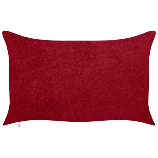 Conjunto de 2 almofadas decorativas MOCHI 30 x 50 cm Vermelho Padrão natalicio