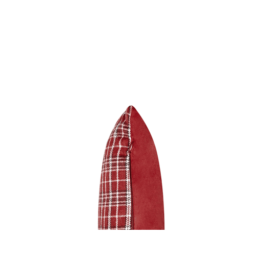 Conjunto de 2 almofadas decorativas MOCHI 30 x 50 cm Vermelho Padrão natalicio