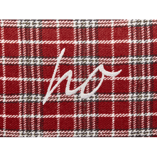 Conjunto de 2 almofadas decorativas MOCHI 30 x 50 cm Vermelho Padrão natalicio