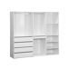 Vestidor modular de 3 elementos 200 Vestidor modular de 3 elementos 200 Blanco
