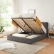 Cama matrimonio Lunner somier abatible 204x146 Cama matrimonio Lunner somier abatible 204x146 Gris Oscuro