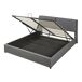 Cama matrimonio Lunner somier abatible 204x146 Cama matrimonio Lunner somier abatible 204x146 Gris Oscuro